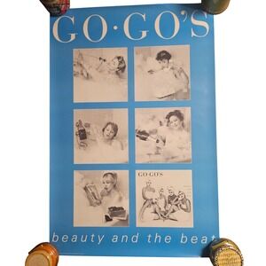 Go-Go's Beauty And The Beat Vintage 1981 Promo Album Poster 24x36 I.R.S. Records